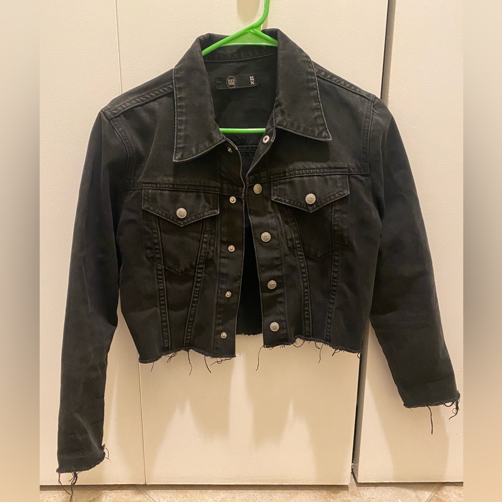 Cropped Denim Jacket - image 1